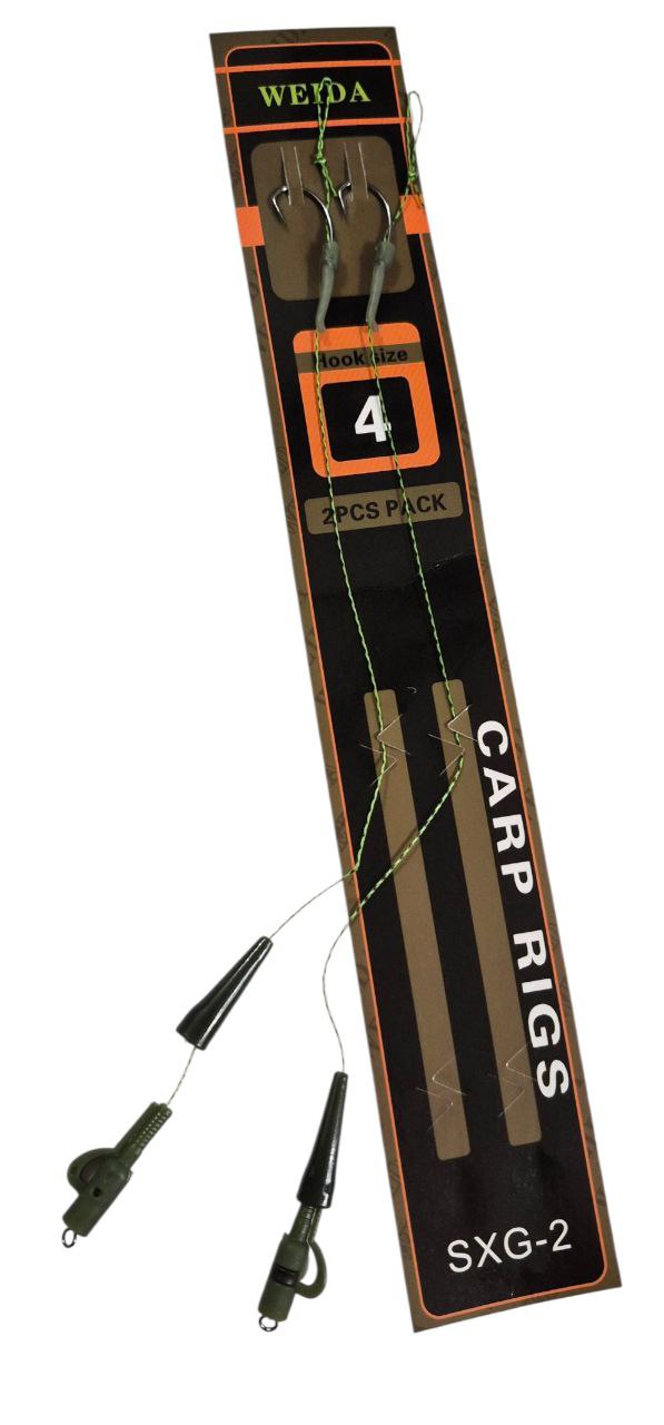 Готовые поводки Carp Rigs №4 2шт WEIDA